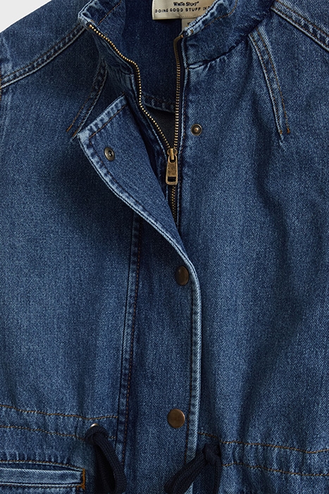 LAYLA DENIM JACKET MID DENIM 5