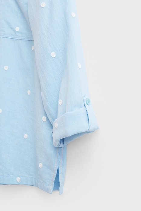 EMILIA COTTON SHIRT BLUE 5