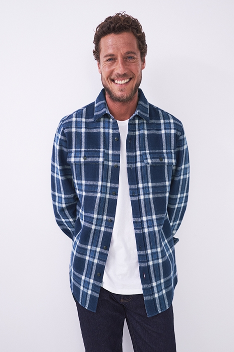 NEWTON OVERSHIRT BLUE MLT 2