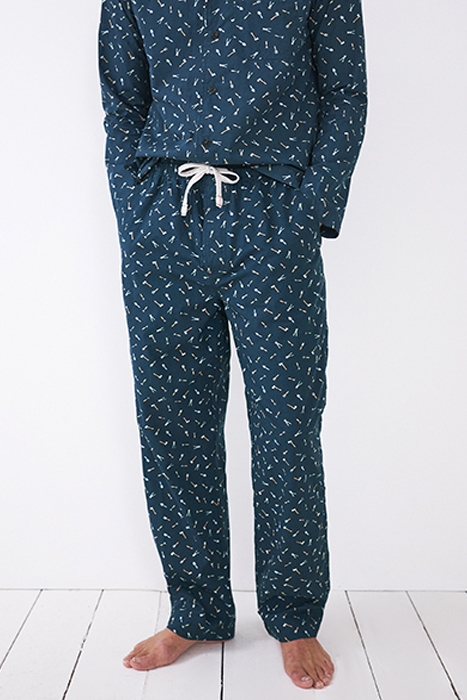 TOOLS PRINT PJ BOTTOM NAVY MULTI 2