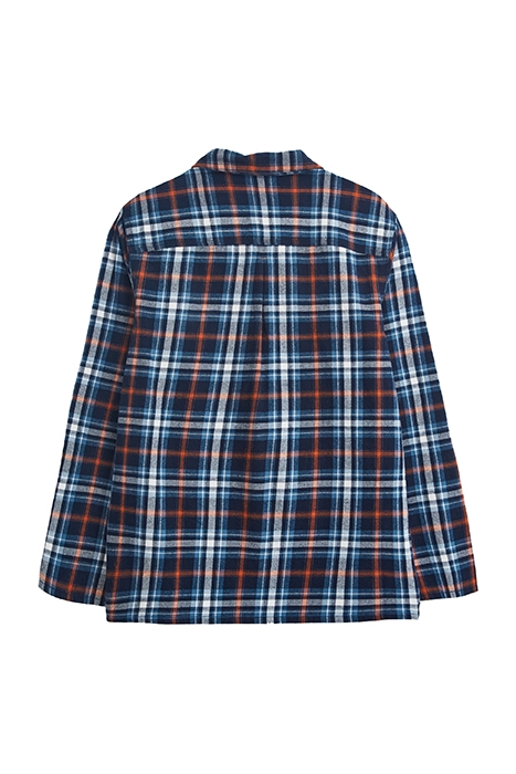 ROWCROSS CHECK PJ SHIRT NAVY MULTI 5