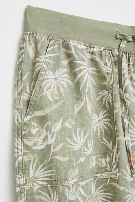 EFFIE LINEN TROUSER GREEN 5