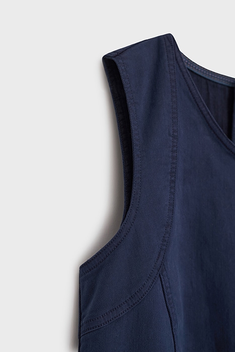 JANEY COTTON PINAFORE DARK NAVY 5