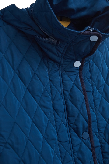 MAXINE QUILTED COAT MID BLUE 5