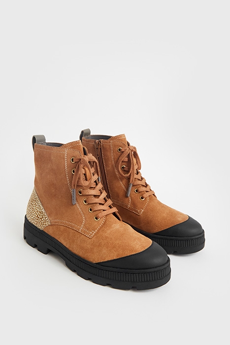 IVY LACE UP CASUAL BOOT MID TAN 2