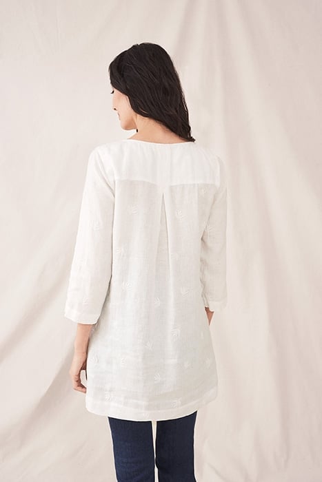 REMI LINEN TUNIC NATURAL WHITE 2