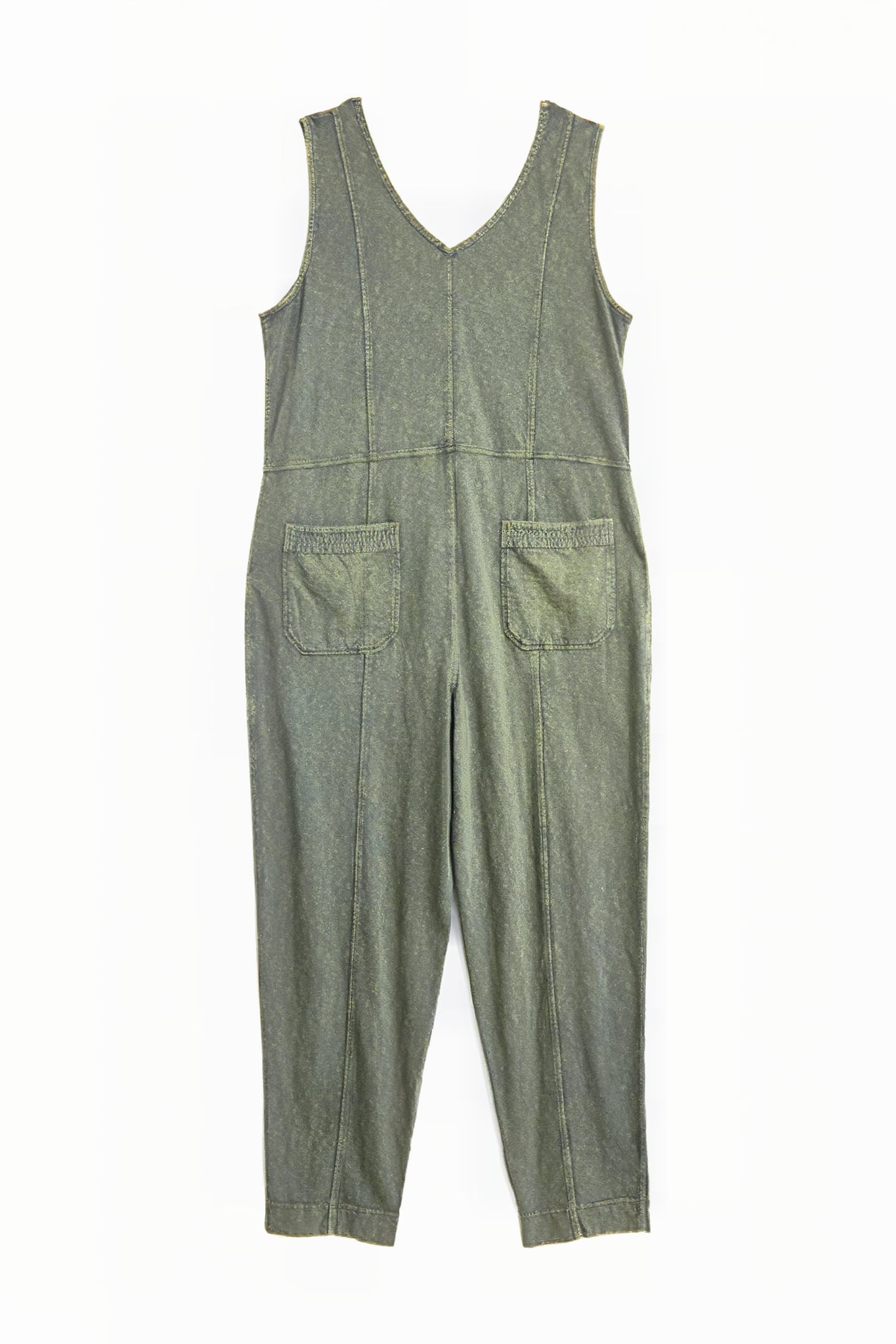 ISLA JERSEY JUMPSUIT KHAKI GREEN 6