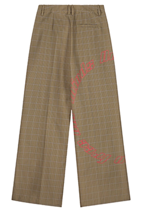 SAND CHECKED KEANU PANTS 3
