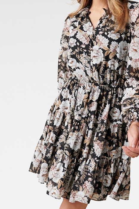 HUNTER TIERED SKATER DRESS BLACKBURN FLORAL 5