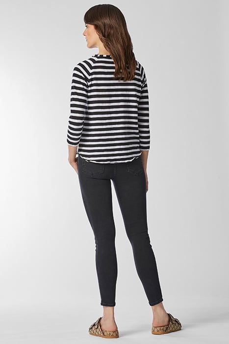ORGANIC HEAVY JERSEY LONGSLEEVE STRIPED BLACK 2