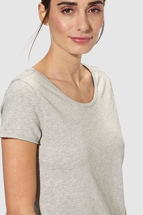 ORGANIC SLUB SHIRT GREY MELANGÉ 4