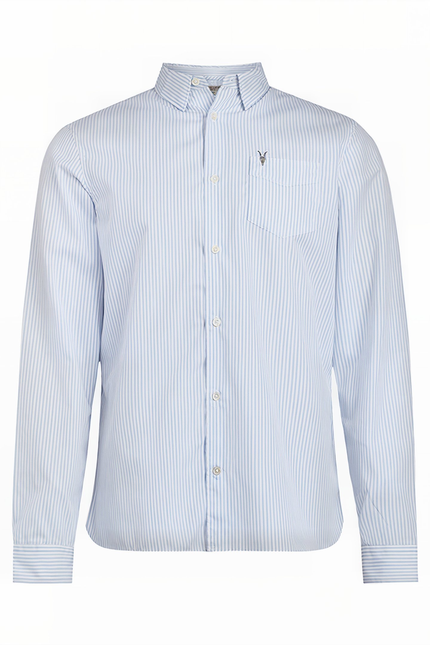ROWLAND LS SHIRT WHITE/BLUE 1