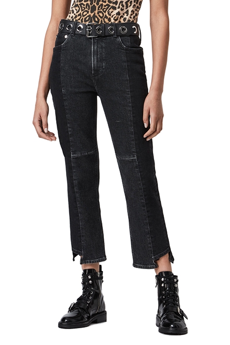 KIM TWOTONE JEAN BLACK 1