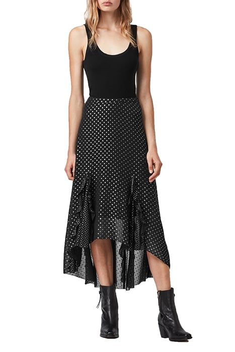 ILIA DOT SKIRT BLACK 2