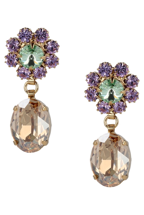 LAVANDE DE MER EARRINGS CRYSTAL LILAC 1