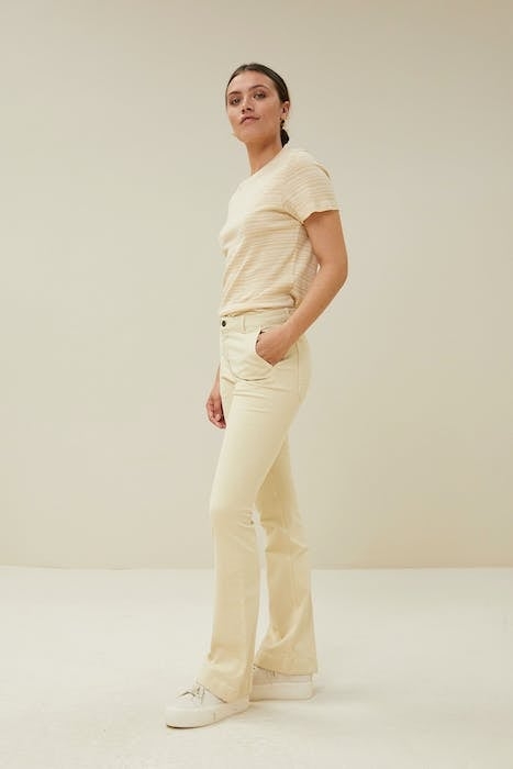 LEILA TWILL PANT VANILLE 3