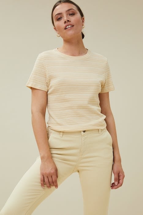 LEILA TWILL PANT VANILLE 4