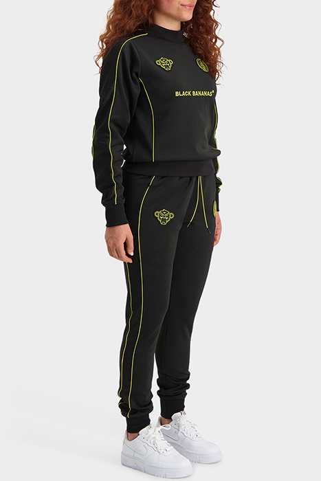 WOMEN ATARI TRACKTOP BLACK/LIME 4