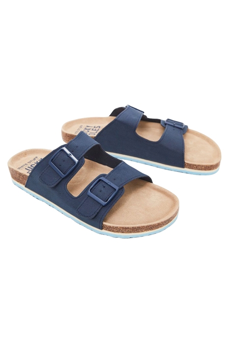 MENS FOOTBED SANDAL MID BLUE 2