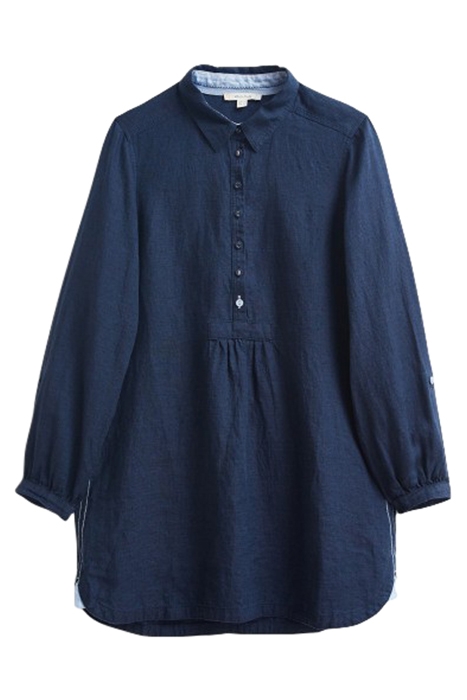 EVA LINEN TUNIC DARK NAVY 1