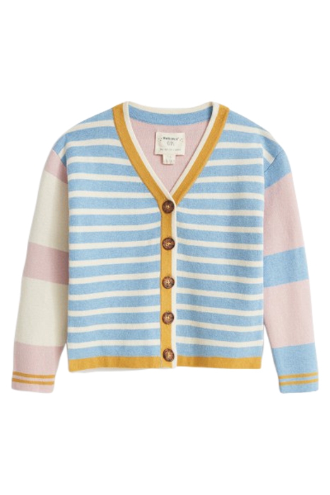 MINI EIMEAR REVERSIBLE CARDI MID PINK 1