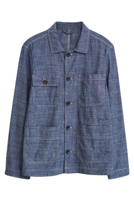 DEMPSEY BAKERS JACKET CHAMB BLUE 1