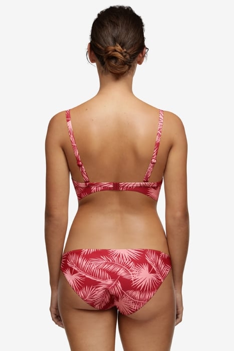 SW BRA TSHIRT BRI PALM LEAF RED PLUM RED PLUM 4