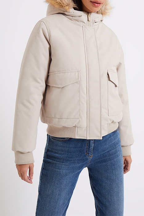 PARKA FUR S STONE STONE 1