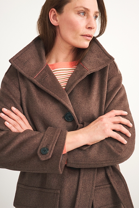 HOPEWELL COAT MID BROWN 4