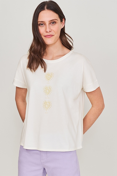 SANDY GRAPHIC TEE WHITE MLT 2