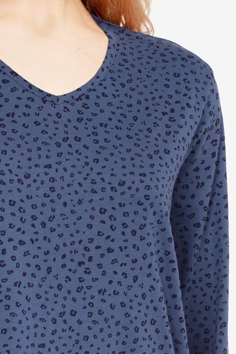 NW 1P BIG TSHIRT NOOR LEOPARD BLUE YELLOW MULTICOLOR 4