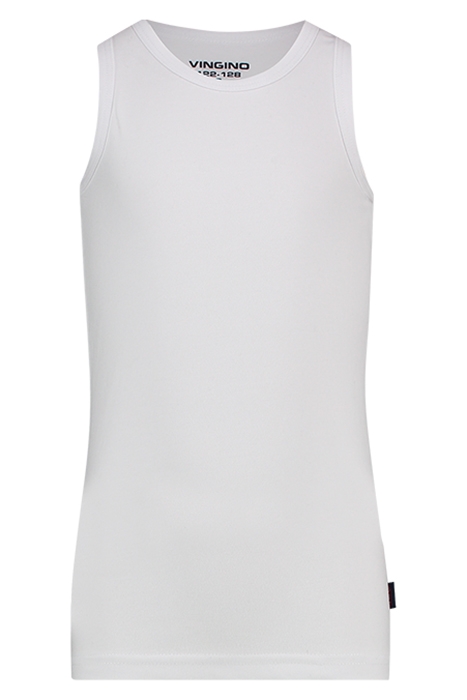 SINGLET BOYS REAL WHITE 1