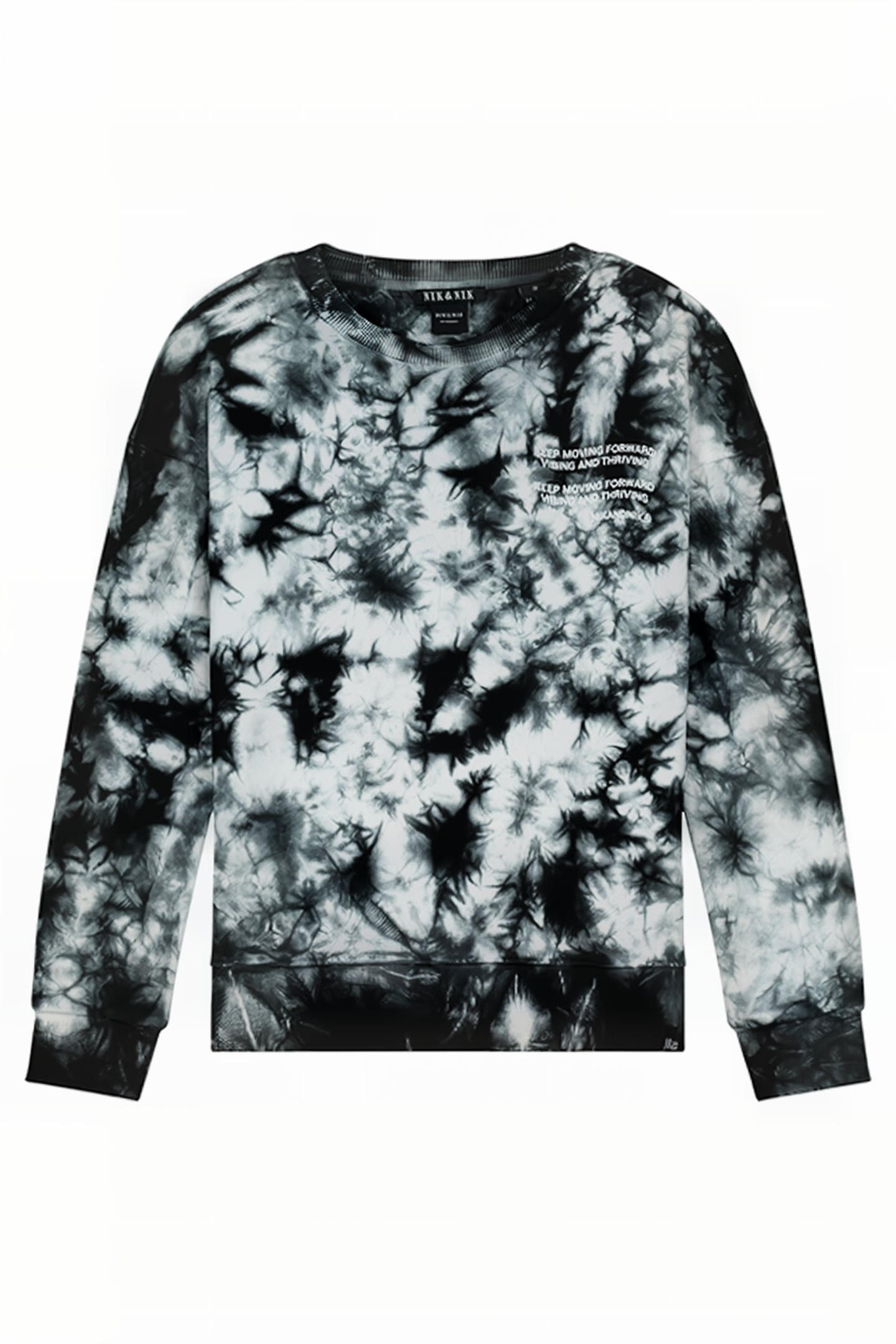 KEEP TIE DYE SWEATER BLACK 1