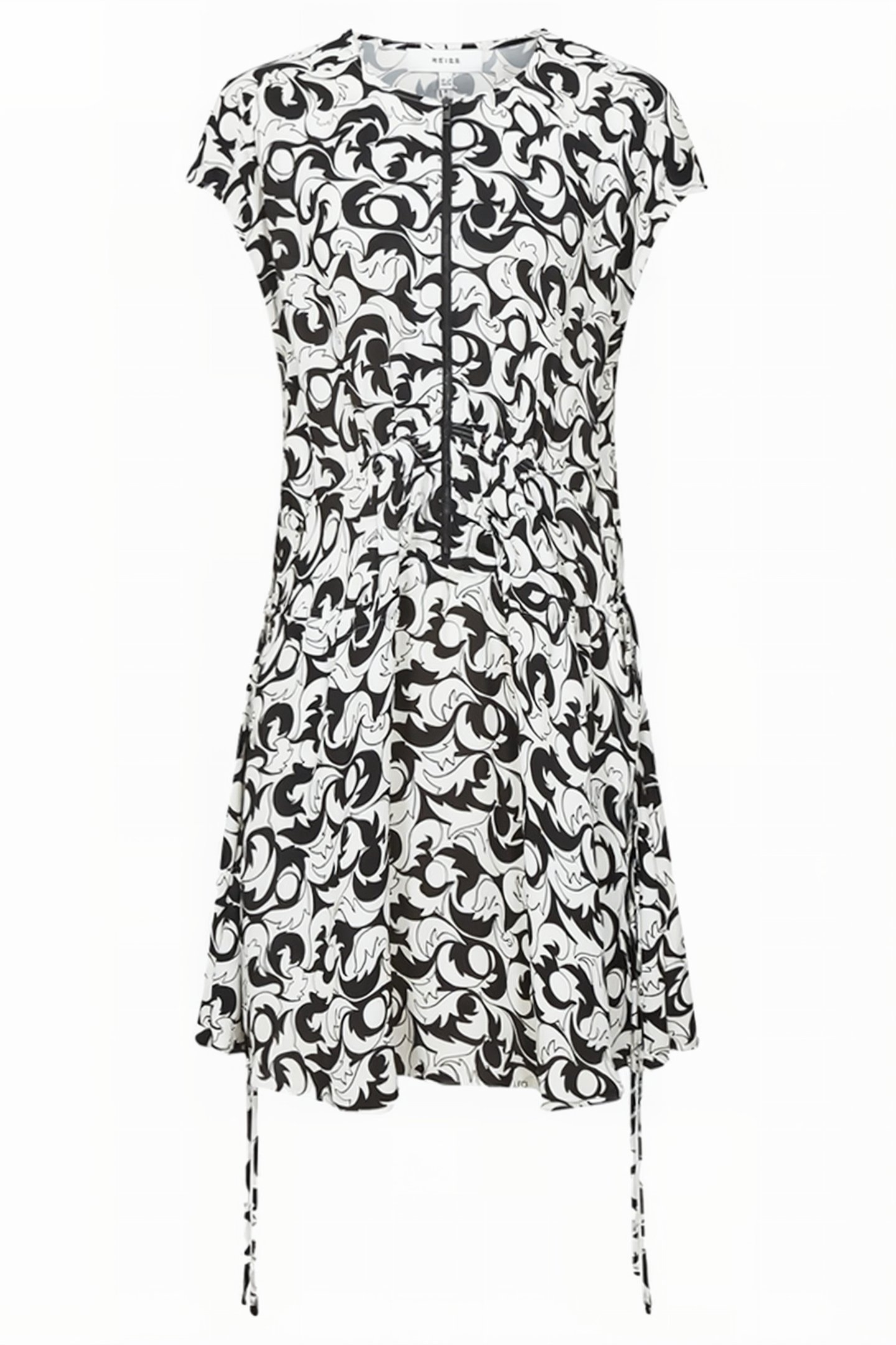 MARIE DRESS BLACK/WHITE 6