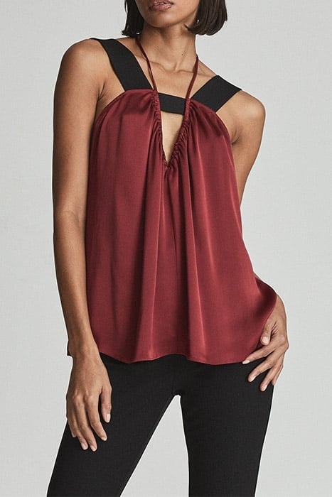 LAUREN TANK TOP CAMI RED 1