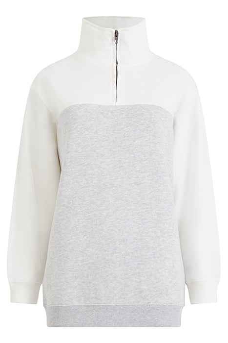 FC BLOCK FUNNEL ECRU / LIGHT GREY MEL 1