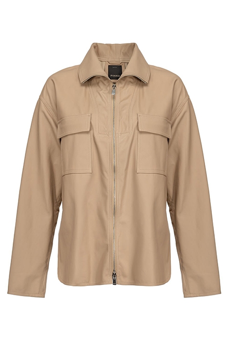 CAPRI GIUBBINO PELLE ULTRALIGH PARCHMENT BEIGE 6