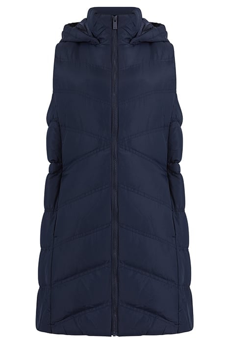 GILET ROW HOOD MID DARK NAVY 1