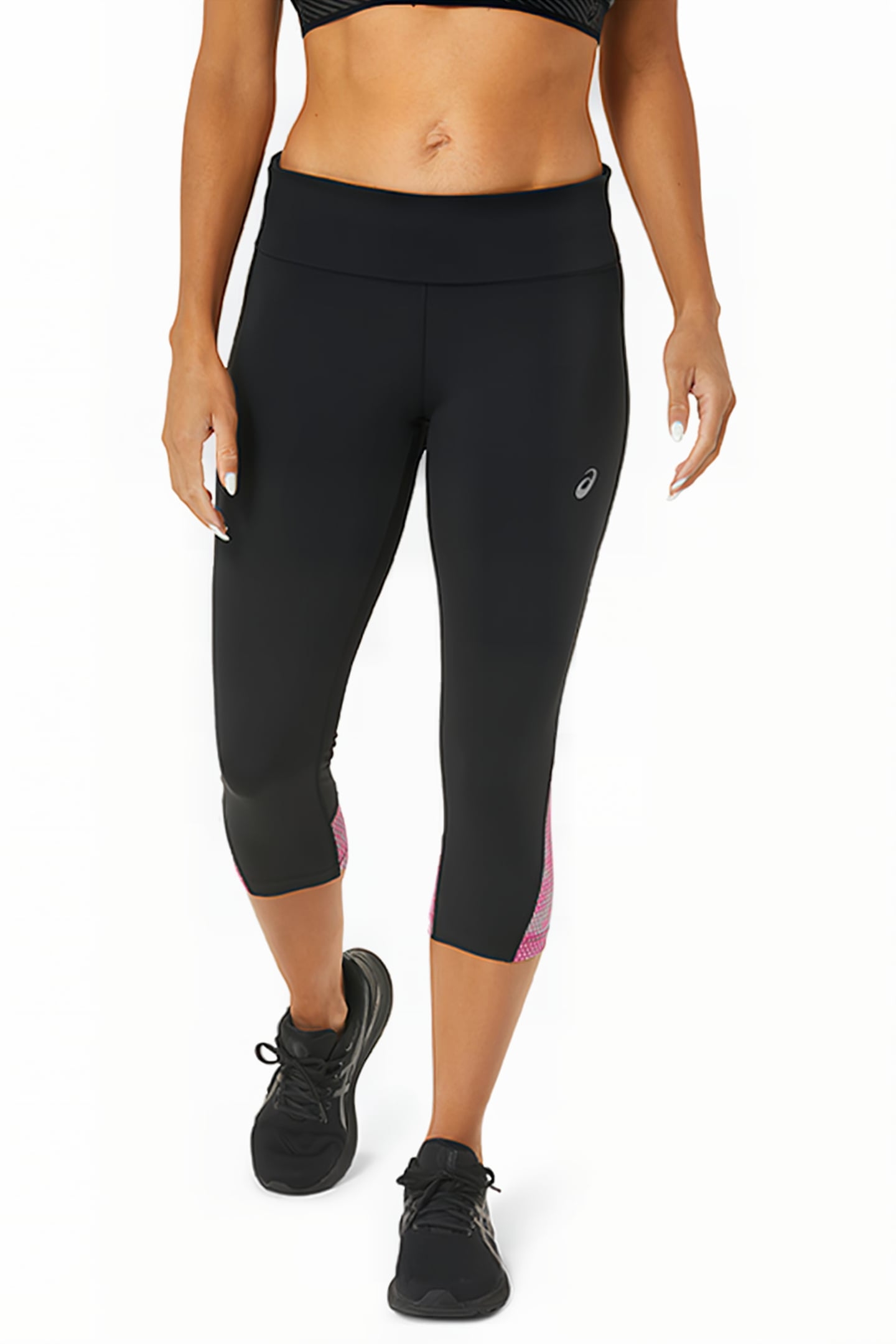 SPORT RFLC KNEE TIGHT PERFORMANCE BLACK/FUCHSIA RED 1