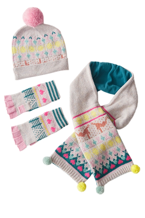 MINI ME POP FAIRISLE SET GREY 1