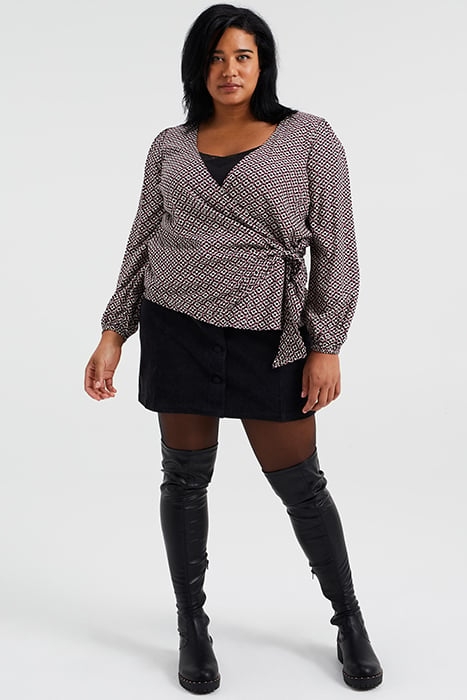 LADIES TRANSSHIPMENT BLOUSE WITH DESSIN - CURVE MULTI-COLOUR 4