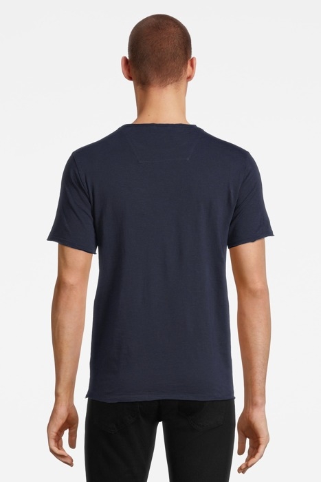 BASIC ROUND NECK TEE SLUB JERSEY DK. NAVY 3