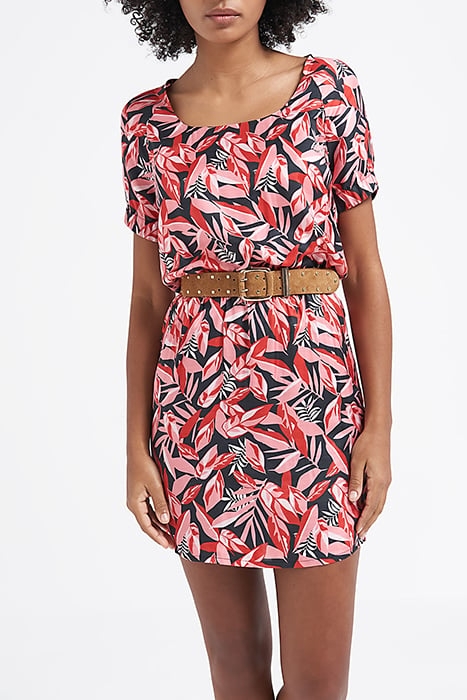POPPY DRESS WITH POP PALM-TREE PRINT PALM POP 1