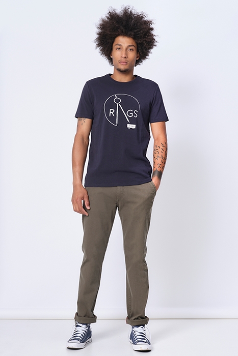 CHIEL T-SHIRT KM NAVY UNI 4