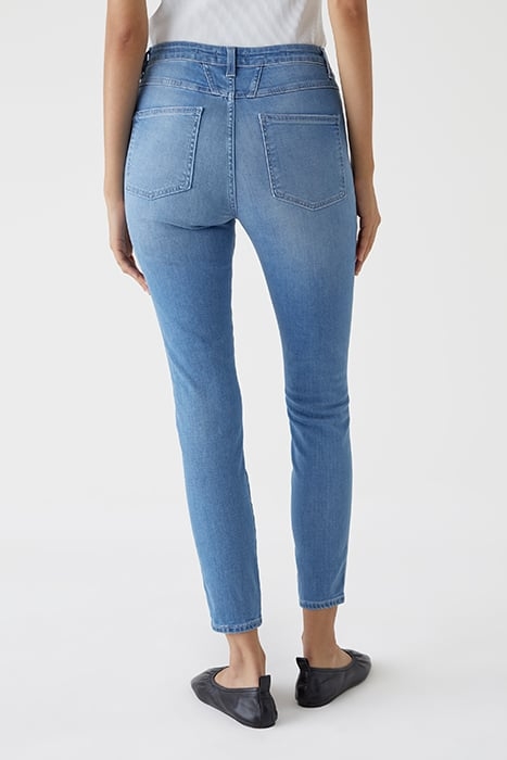 SKINNY PUSHER JEANS MID BLUE 2