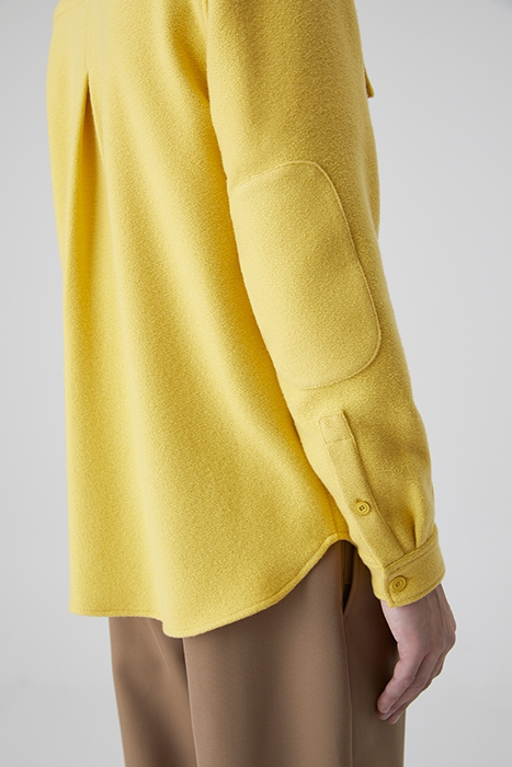 UTILITY SHIRT W/ ELBOW PATCHES WOOL YELLOW 4