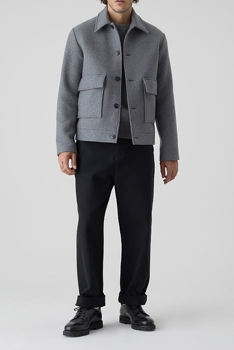 MILITARY JACKET DARK GREY MELANGE 3