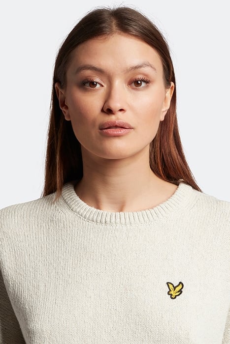 RECYCLED DENIM JUMPER ECRU 4