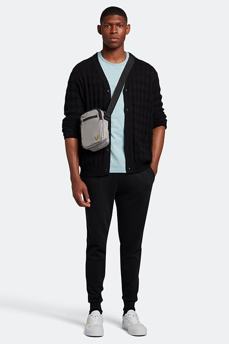 ARGYLE CARDIGAN JET BLACK 3