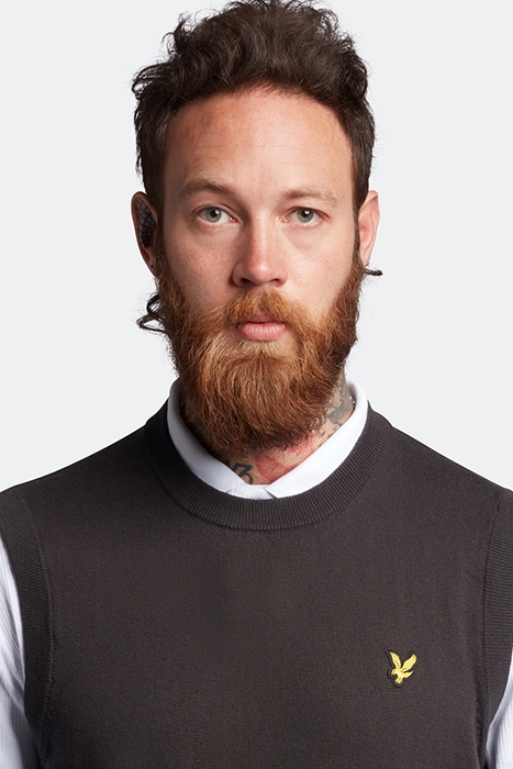 CREW NECK VEST GUNMETAL 4